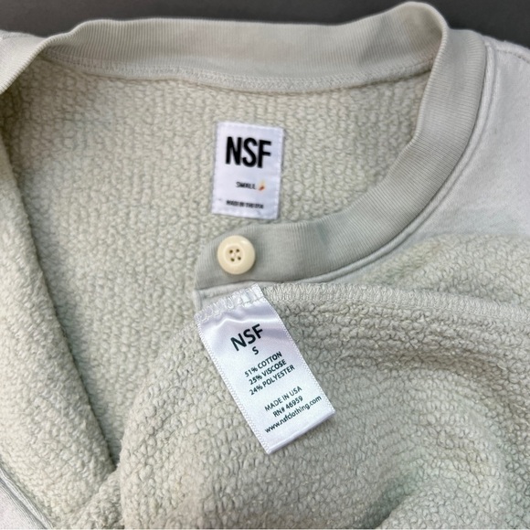 NSF TERRYCLOTH Viscose Sweatshirt - Picture 5 of 6